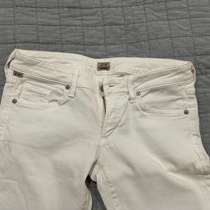 White, capri Citizens of Humanity jeans